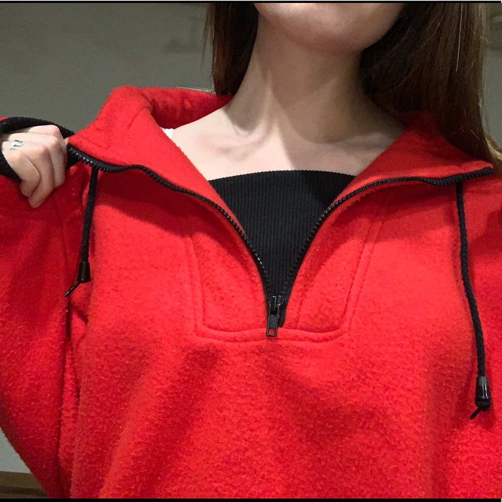 Denim Republic Vintage Cherry Red Pullover